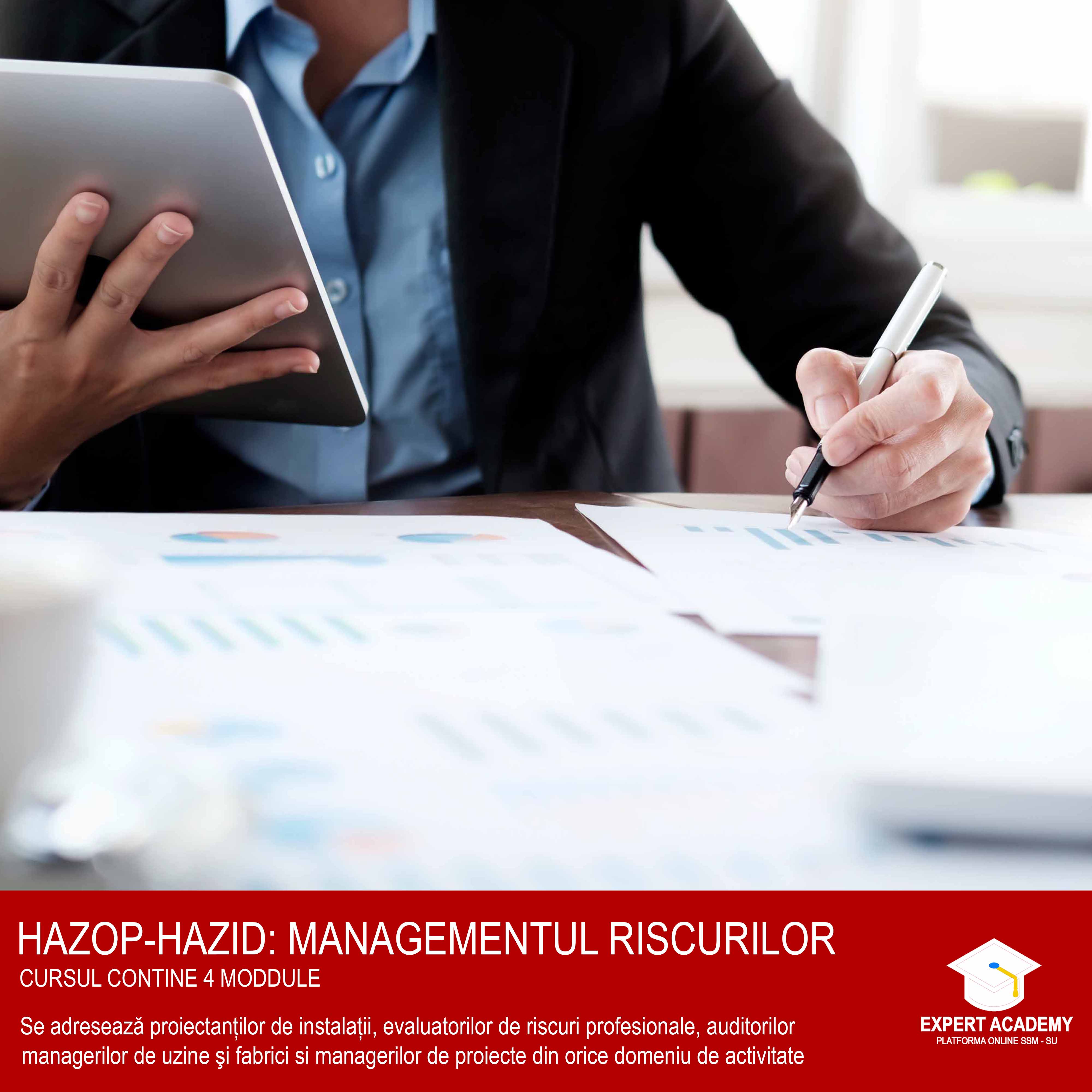 curs online ssm - hazop hazid managementul riscurilor